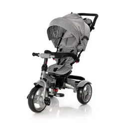 Lorelli Tricycle Neo 4 in 1 EVA-Reifen, Schiebestange, Sitz drehbar, verstellbar dunkelgrau