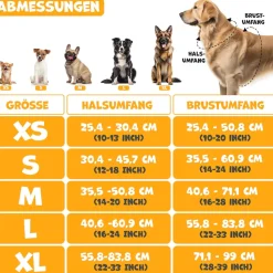 Lovpet® Hundegeschirr ohne Zug & würgen für Hunde & Welpen | atmungsaktiv & weich Brustgeschirr reflektierend | No-Pull-Geschirr inkl. Beutelrollen | Verstellbares Geschirr mit Griff
