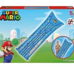 Luftmatratze Super Mario Happy People 177cm Matratze Luftbett Pool blau
