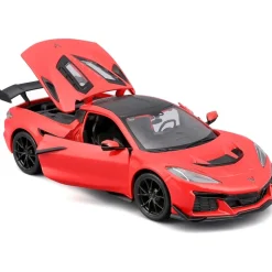 Maisto 1:24 Corvette ZR1 Coupe rot Die Cast Modellauto mit beweglichen Türen für Sammler und Auto-Fans