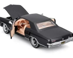 Maisto 31214 - Modellauto - Buick Riviera (schwarz, Maßstab 1:24) Modell Auto Spielzeugauto