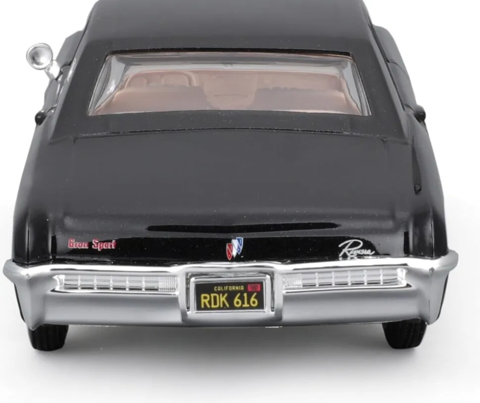 Maisto 31214 - Modellauto - Buick Riviera (schwarz, Maßstab 1:24) Modell Auto Spielzeugauto