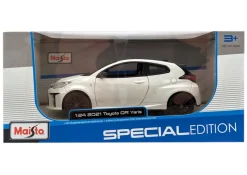 Maisto 32909 - Modellauto - Toyota Yaris '21 (weiß, Maßstab 1:24)