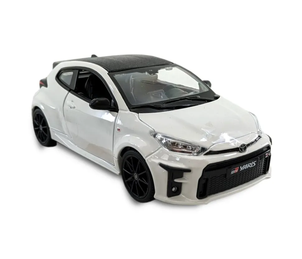 Maisto 32909 - Modellauto - Toyota Yaris '21 (weiß, Maßstab 1:24)