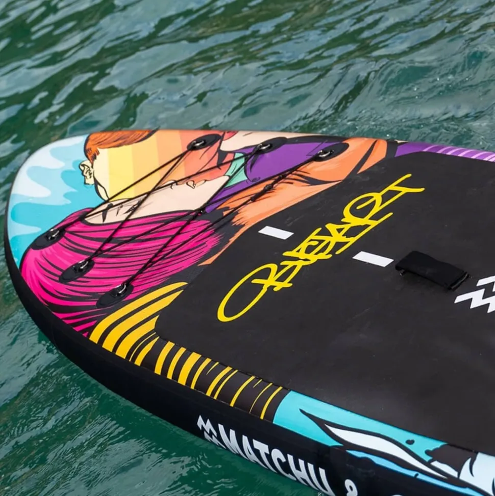 MATCHU Stand Up Paddle BustArt 320x81x15 cm - Aufblasbares Sup Board - Limited Edition