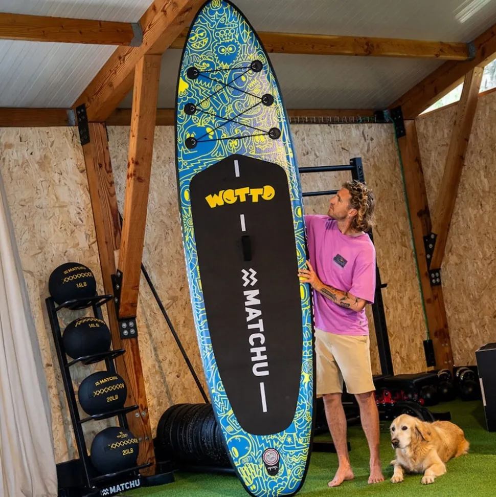 MATCHU Stand Up Paddle Wotto 320x81x15 cm - Aufblasbares Sup Board - Limited Edition