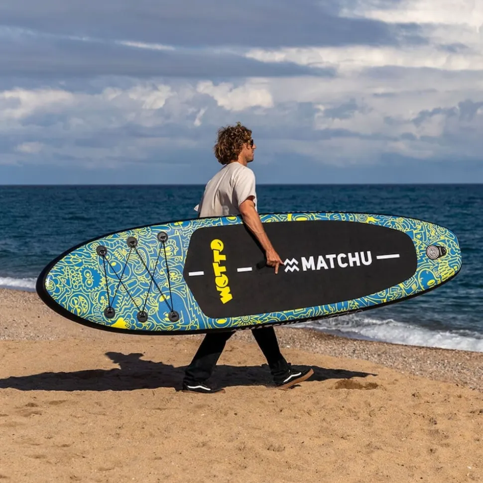 MATCHU Stand Up Paddle Wotto 320x81x15 cm - Aufblasbares Sup Board - Limited Edition
