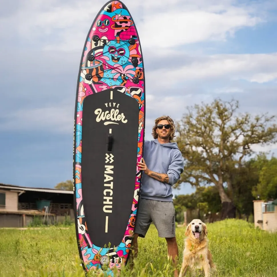 MATCHU Stand Up Paddle Yeye Weller 320x81 cm - Aufblasbares Sup Board - Limited Edition