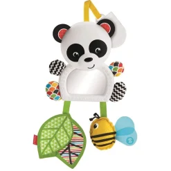 Mattel FGH91 - Fisher-Price - Spielzeug, Greifling mit Spiegel, Panda