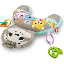 Mattel GRR01 - Fisher-Price - Faultier Spielkissen mit Vibration und Sound
