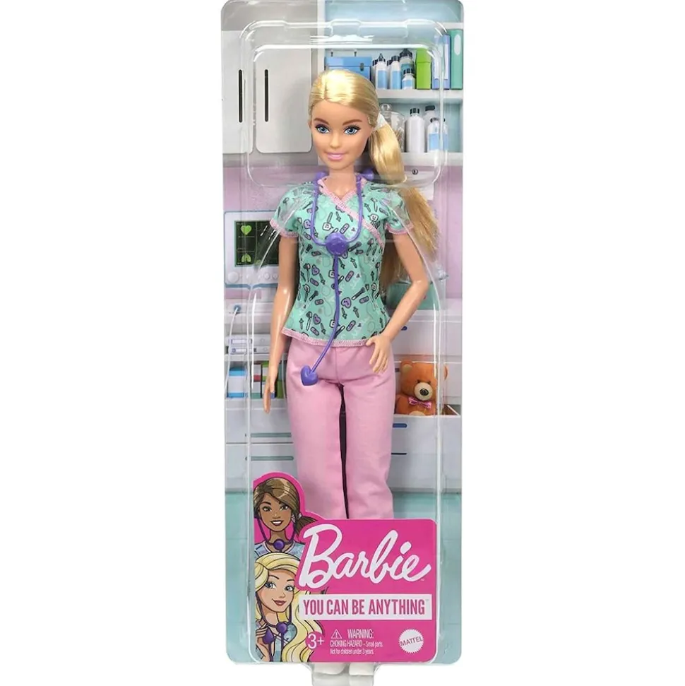 Mattel GTW39-1 - Barbie - You can be anything - Karriere-Puppe, Krankenschwester