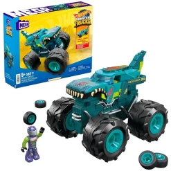 Mattel HDJ95 - Hot Wheels - Mega Construx - Mega-Wrex, Bauset mit 187 Teile