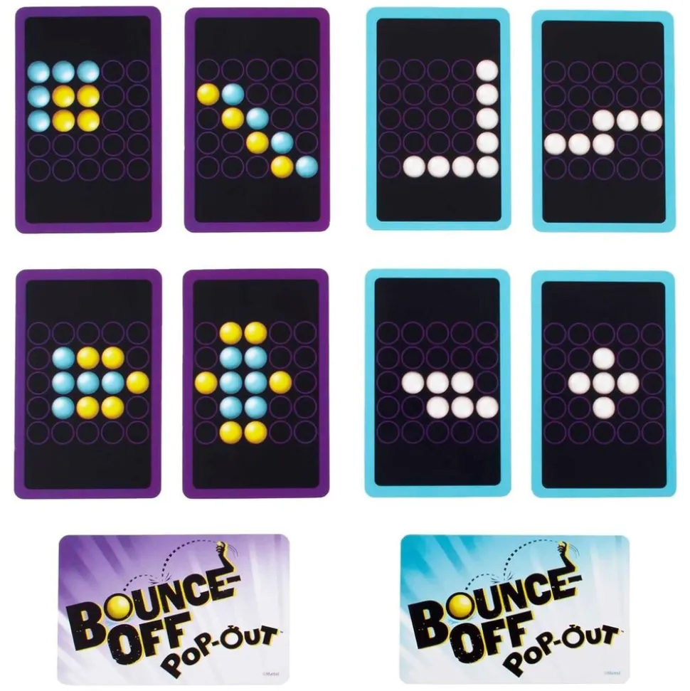 Mattel HKR53 - Bounce Off Pop-Out - Partyspiel, Familienspiel