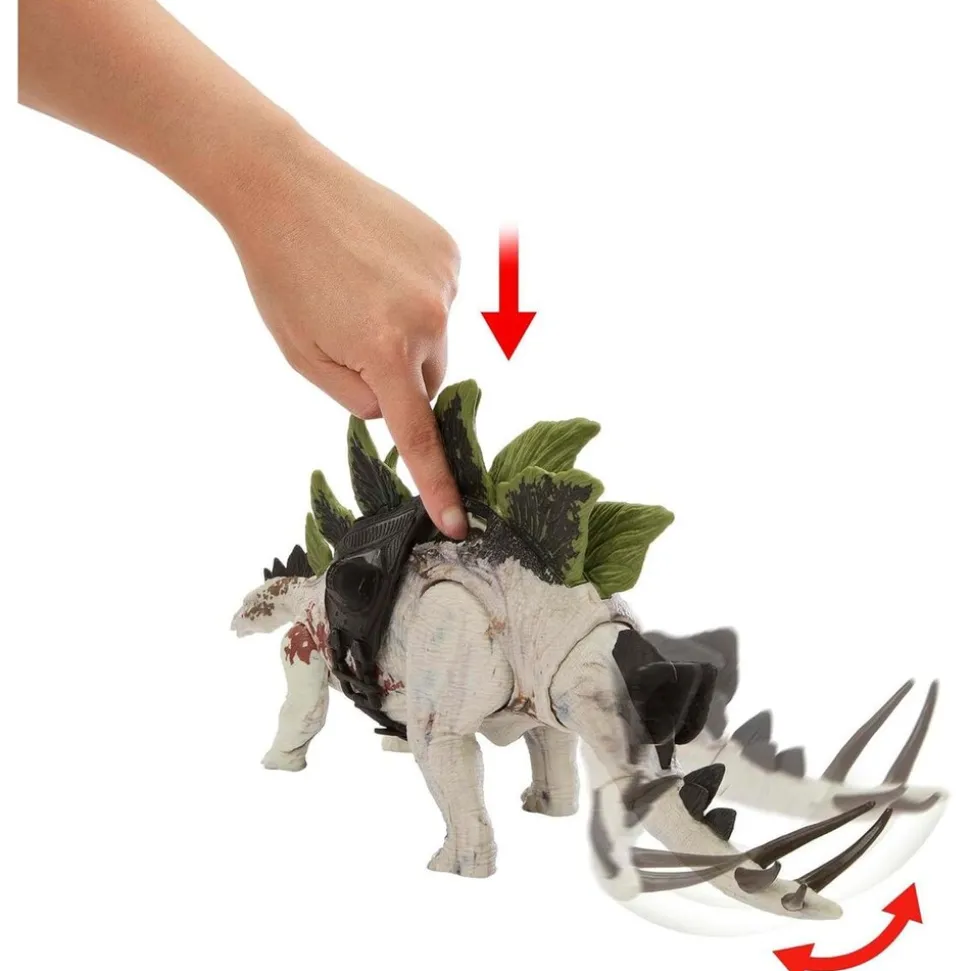 Mattel HLP24 - Jurassic World - Dino Trackers - Gigantic Trackers, Stegosaurus