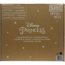Mattel HPF95 - Disney Princess - Cinderella mit Pferd