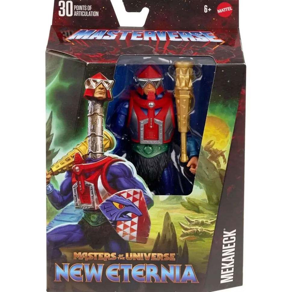 Mattel HYC51 - Masters of the Universe - New Eternia - Mekaneck, Actionfigur, 18 cm
