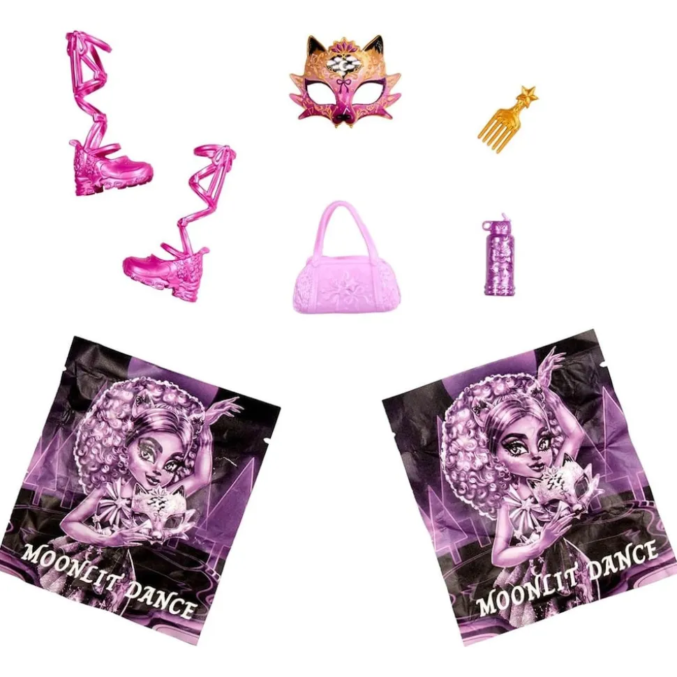 Mattel HYV64 sort. - Monster High - Buried Secrets - 1 Mystery Puppe und 5 Zubehörteile (verschiedenen Modelle)
