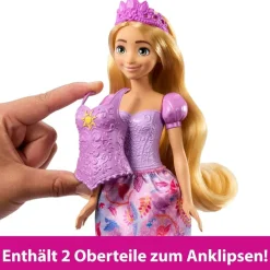 Mattel JBG09 - Disney Princess - Rapunzel 2-in-1 Geschichten