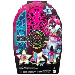 Mattel JBG82 - Monster High - Skulltimate Secrets Hauntlywood Mysteries – Catty-Noir Puppe mit 19+ Überraschungen,