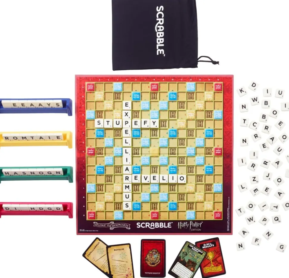 Mattel Scrabble Harry Potter Brettspiel Wörterspiel