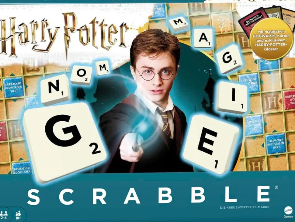 Mattel Scrabble Harry Potter Brettspiel Wörterspiel