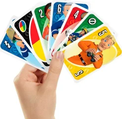 Mattel - UNO - Feuerwehrmann Sam Kartenspiel Gesellschaftsspiel