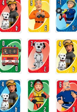 Mattel - UNO - Feuerwehrmann Sam Kartenspiel Gesellschaftsspiel