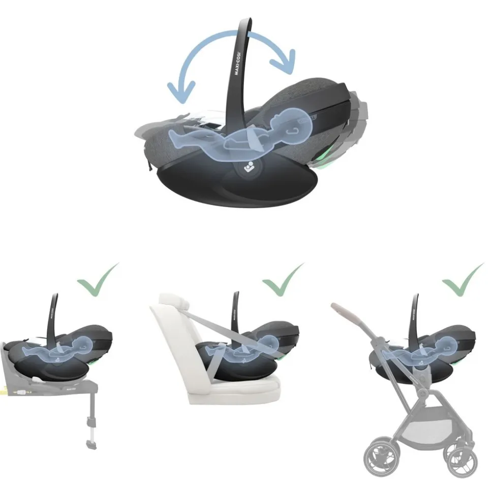 Maxi Cosi Pebble 360 Pro Select Grey