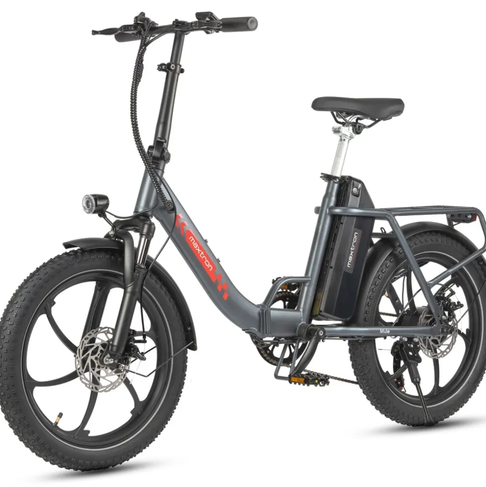 Maxtron Mule, Falt-E-Bike, All-Terrain E-Bike, 20" Zoll, grau