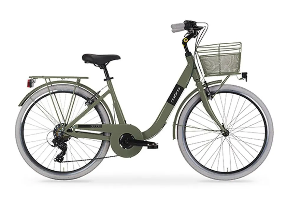 MBM Citybike PEOPLE Lady 26 Zoll, oliv
