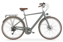 MBM Elektro-Citybike LA RUE 2.0 MAN, grau
