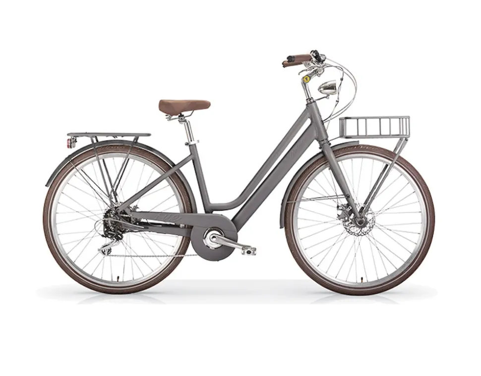 MBM Elektro-Citybike LA RUE 2.0, matt gray