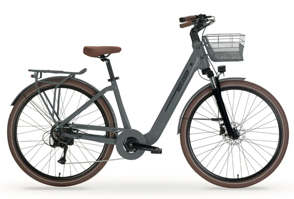 MBM Elektro-Citybike NEFELE 28 Zoll, grau