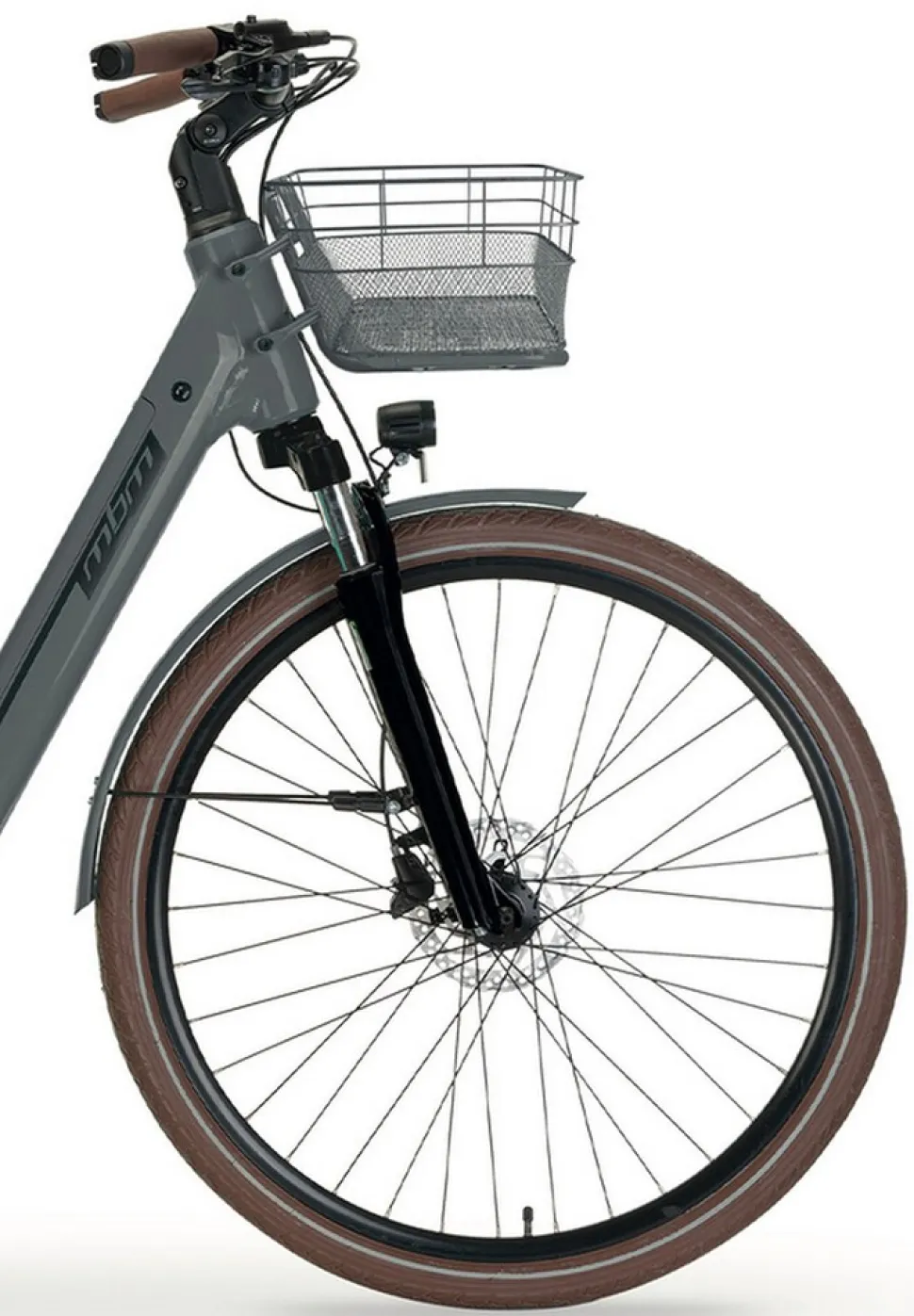 MBM Elektro-Citybike NEFELE 28 Zoll, grau