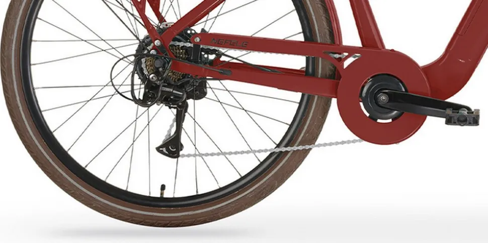 MBM Elektro-Citybike NEFELE 28 Zoll, rot