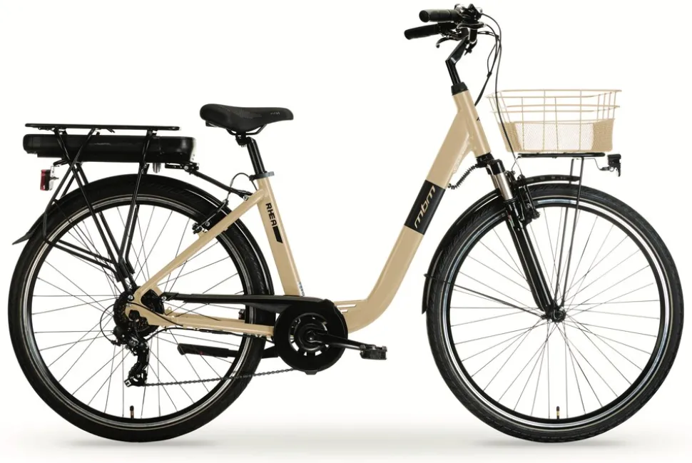MBM Elektro-Citybike NEW RHEA 26 Zoll, creme