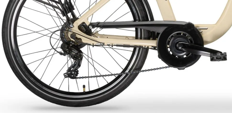 MBM Elektro-Citybike NEW RHEA 26 Zoll, creme
