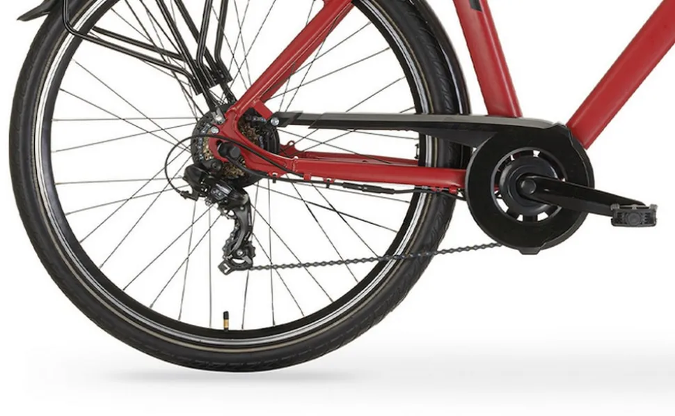 MBM Elektro-Citybike RHEA MAN 28 Zoll, rot