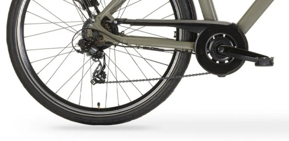 MBM Elektro-Citybike RHEA MAN 28 Zoll, oliv