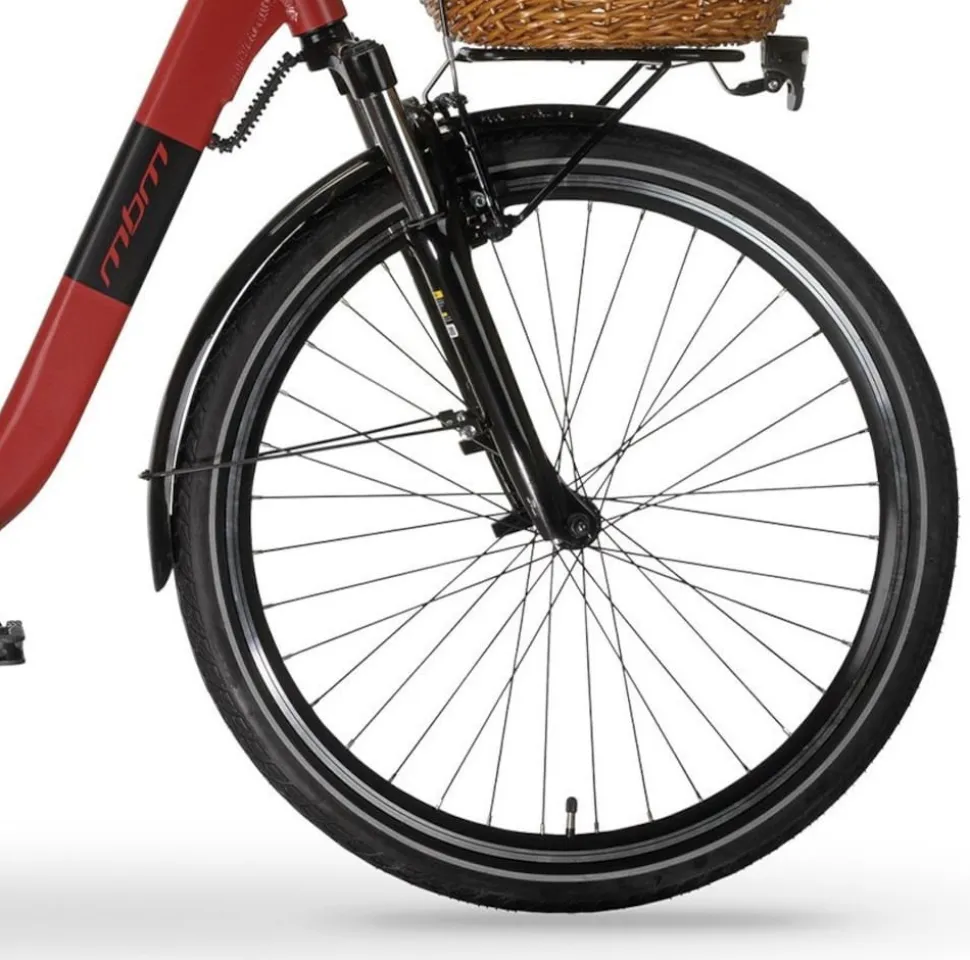 MBM Elektro-Citybike RHEA 26 Zoll, red
