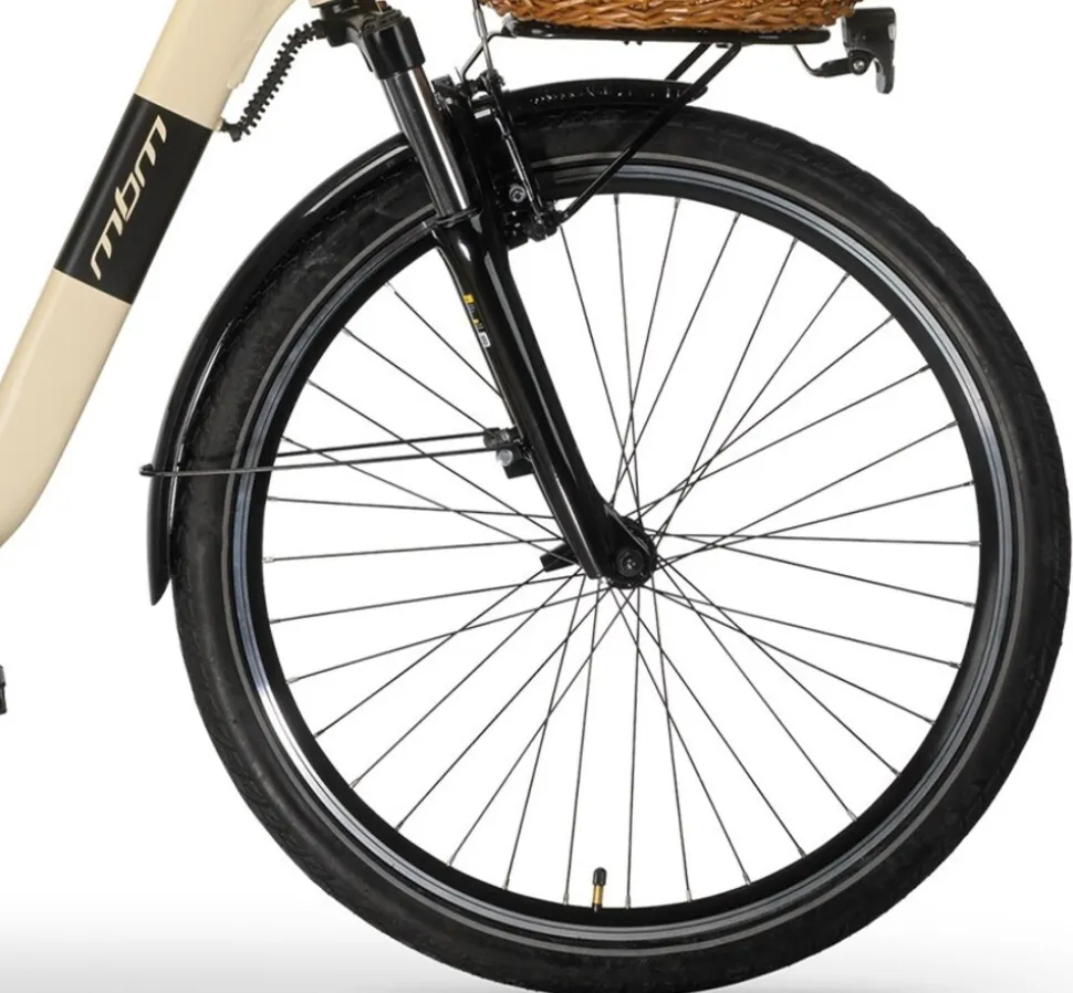 MBM Elektro-Citybike RHEA 24 Zoll, creme