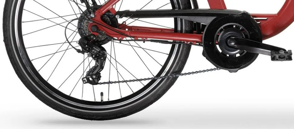 MBM Elektro-Citybike RHEA 28 Zoll, red
