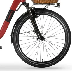 MBM Elektro-Citybike RHEA 28 Zoll, red