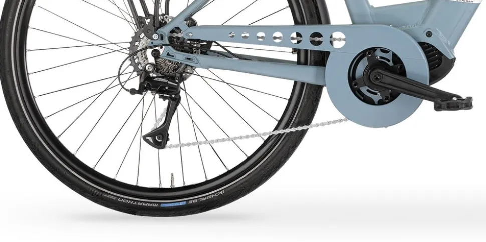 MBM Elektro-Citybike 28 Zoll RAMBLA SPORT Lady, blau