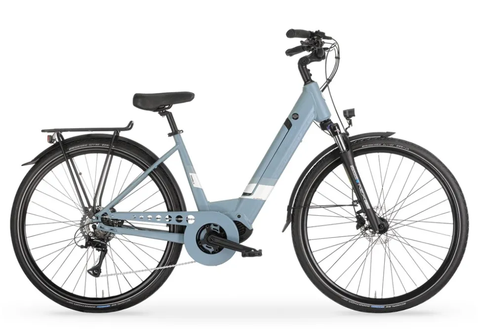 MBM Elektro-Citybike 28 Zoll RAMBLA SPORT Lady, blau