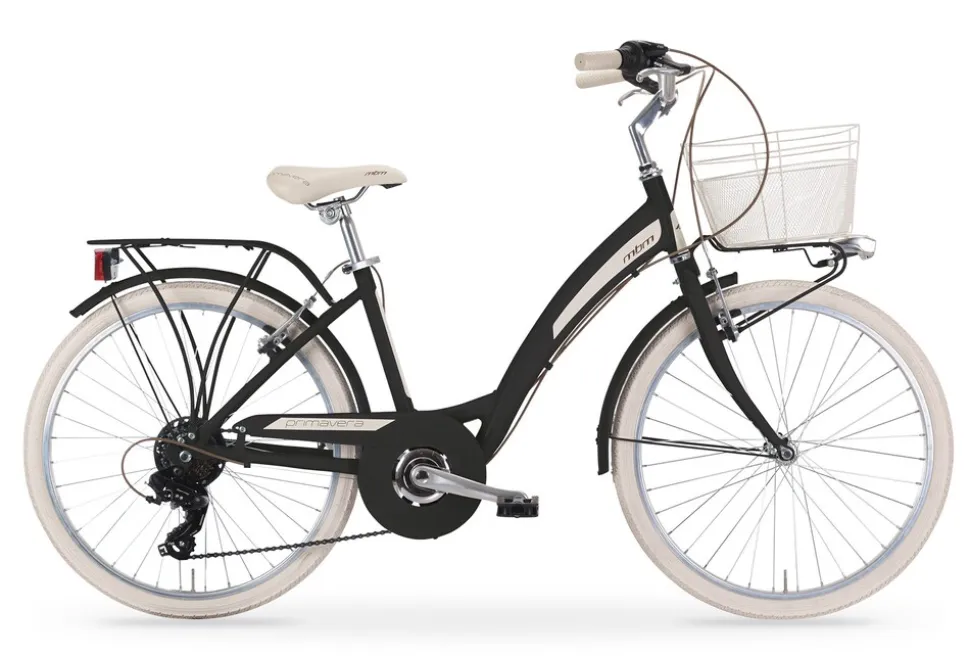 MBM Mädchenfahrrad Primavera 24 Zoll, black