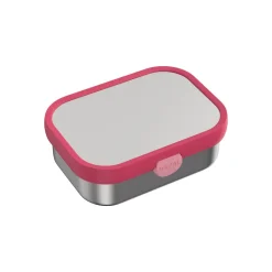 Mepal Edelstahl-Brotdose mit Gabel Campus 18 x 13 cm