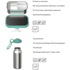 Mepal Edelstahl-Lunchset Campus 2er Set