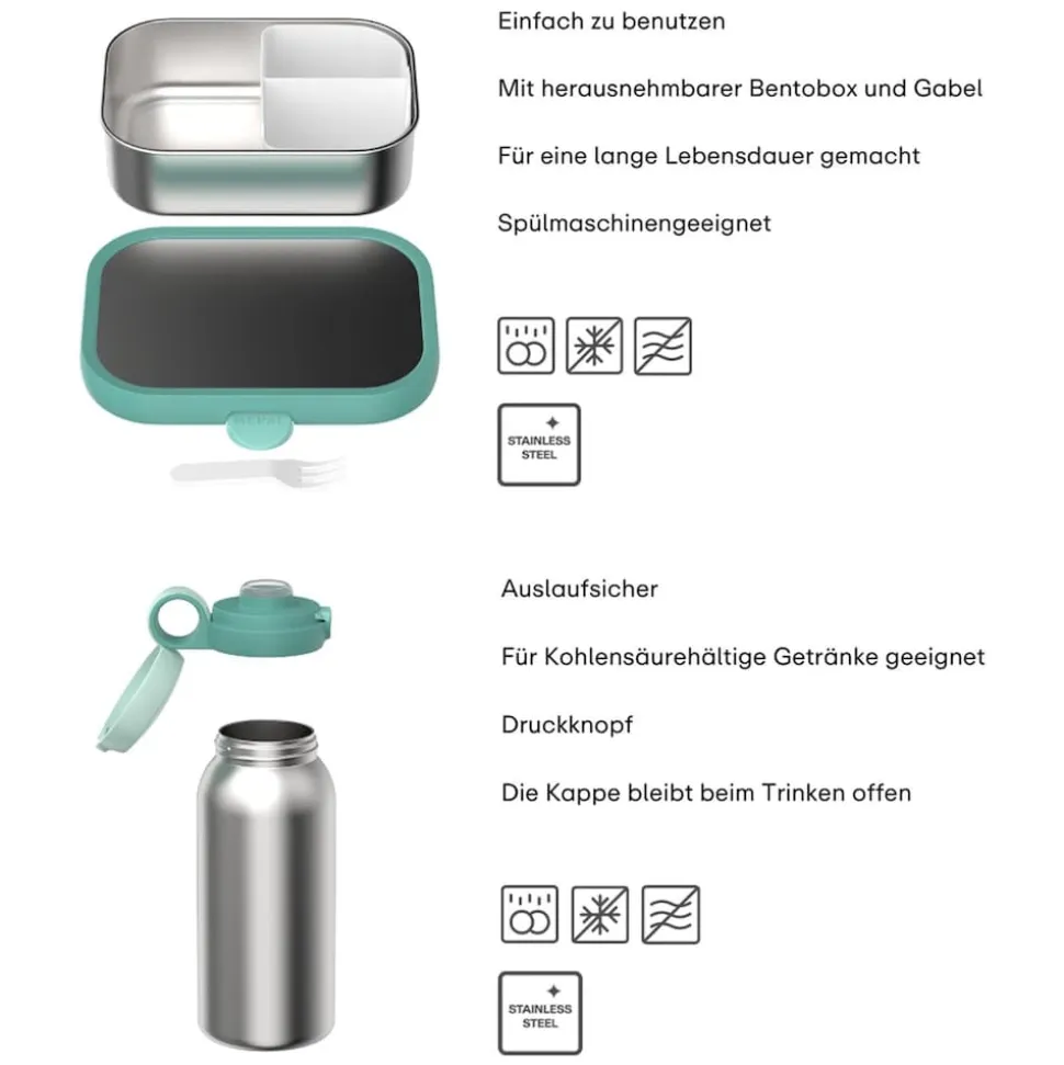 Mepal Edelstahl-Lunchset Campus 2er Set