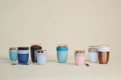 Mepal Lunchpots Nordic Black & Nordic Sage Ellipse ø 10.7 cm 2er Set
